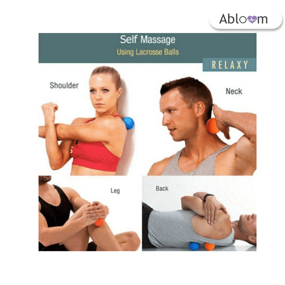 ลูกบอลนวด ABLOOM รุ่น 0140009008017 สีเขียว คลายกล้ามเนื้อ